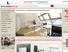 Tablet Screenshot of bueromoebelwelt.de